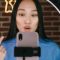 influencer wanita sedang membuat video