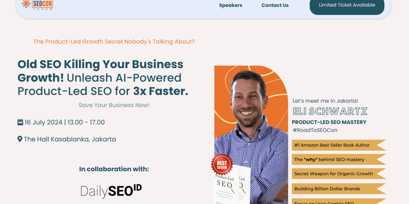 road to SEOCon forum road to seocon forum bersama eli schwartz