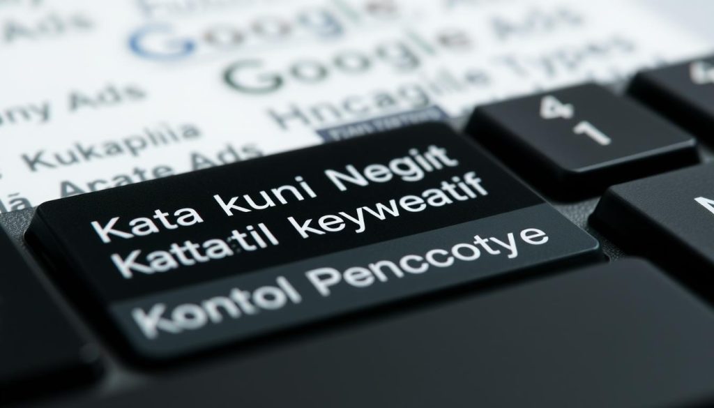 Kata Kunci Negatif dan Kontrol Pencocokan