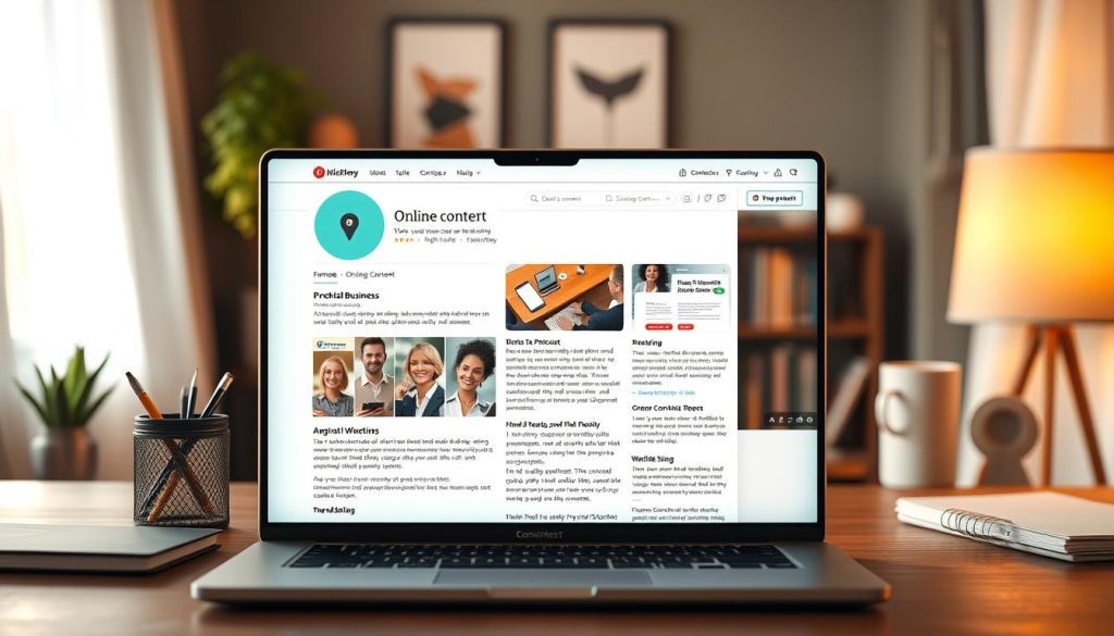 Konten Bernilai Tinggi di Profil Usaha Online