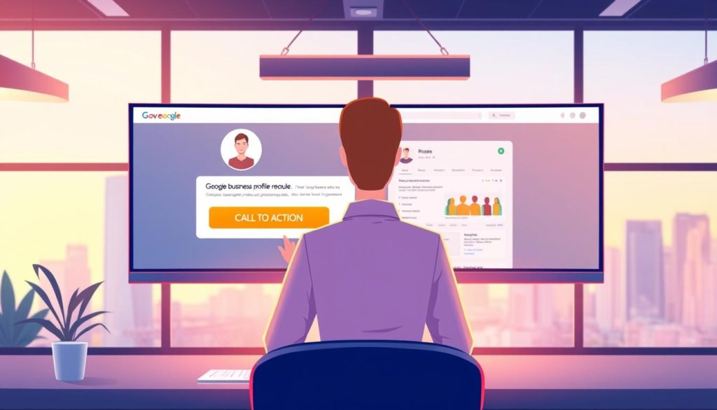 konversi pelanggan melalui gbp dengan tombol call-to-action