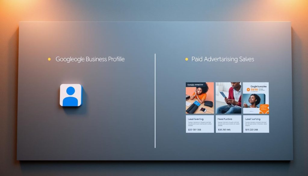 perbandingan investasi google business profile vs iklan berbayar
