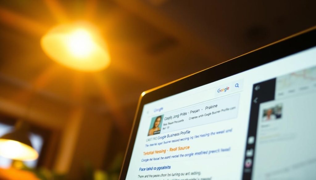 peringkat organik google business profile di pencarian lokal